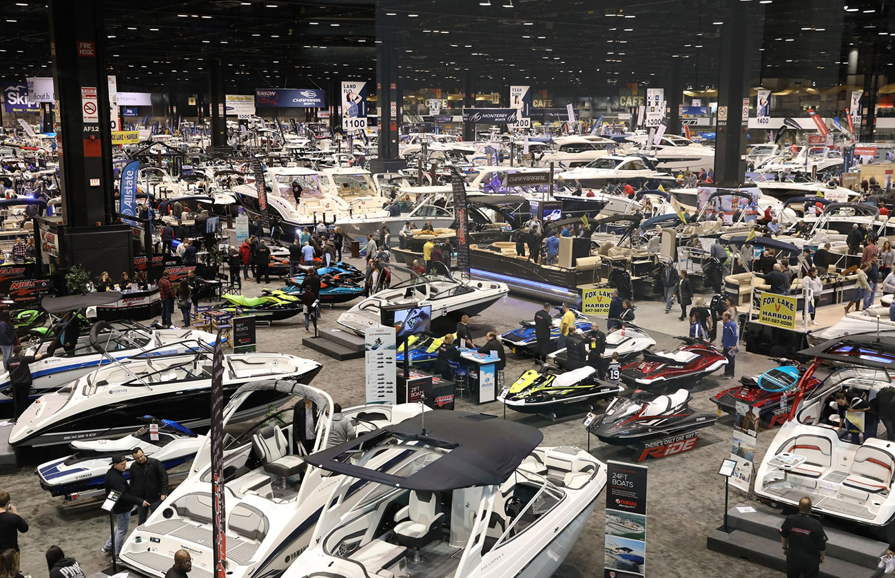 Chicago Boat Show room