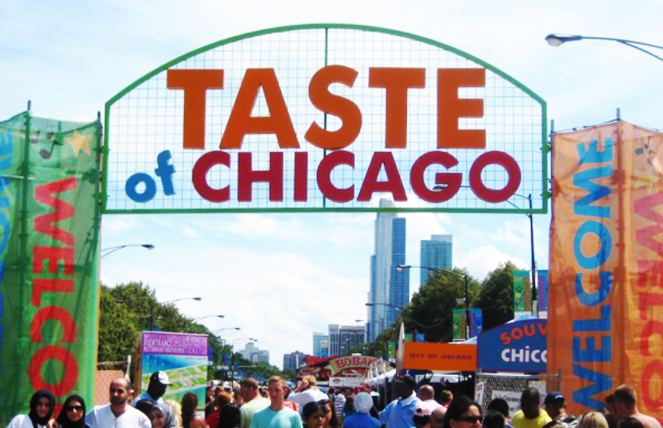 Taste of Chicago entrance
