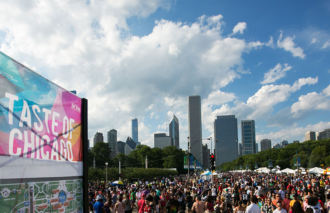 Taste of Chicago street